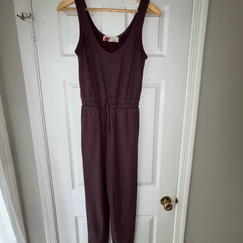 Chic Sleeveless Dark Purple Jumpsuit